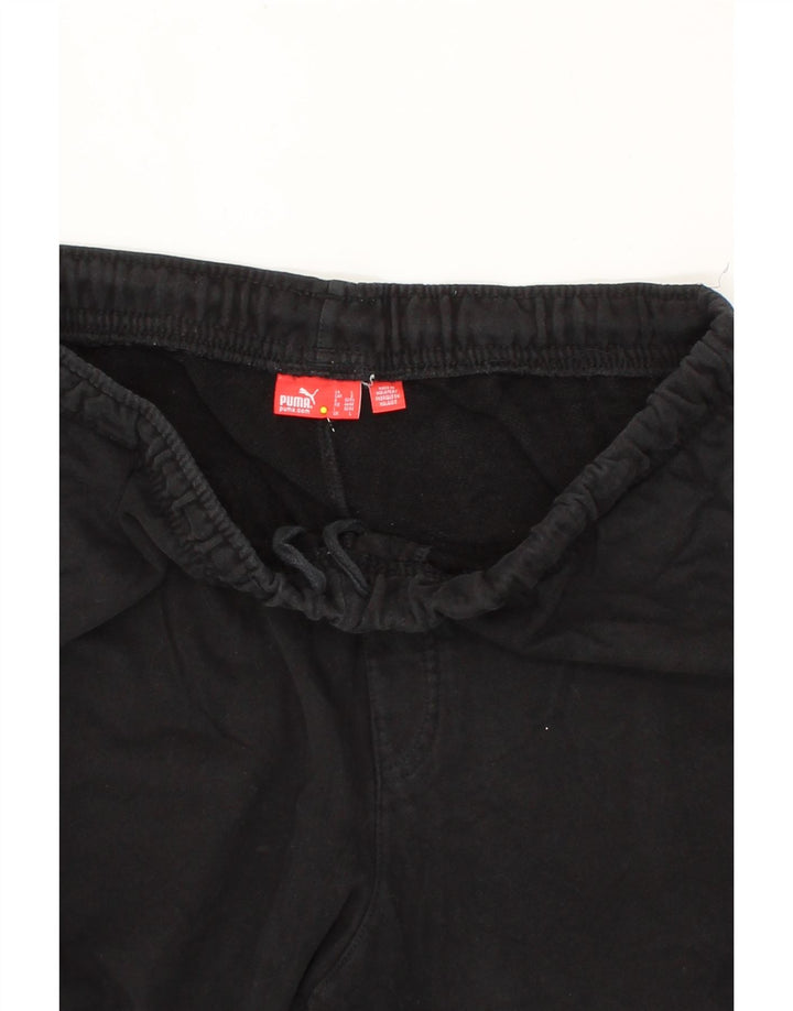 PUMA Mens Tracksuit Trousers Large  Black Vintage Puma and Second-Hand Puma from Messina Hembry 