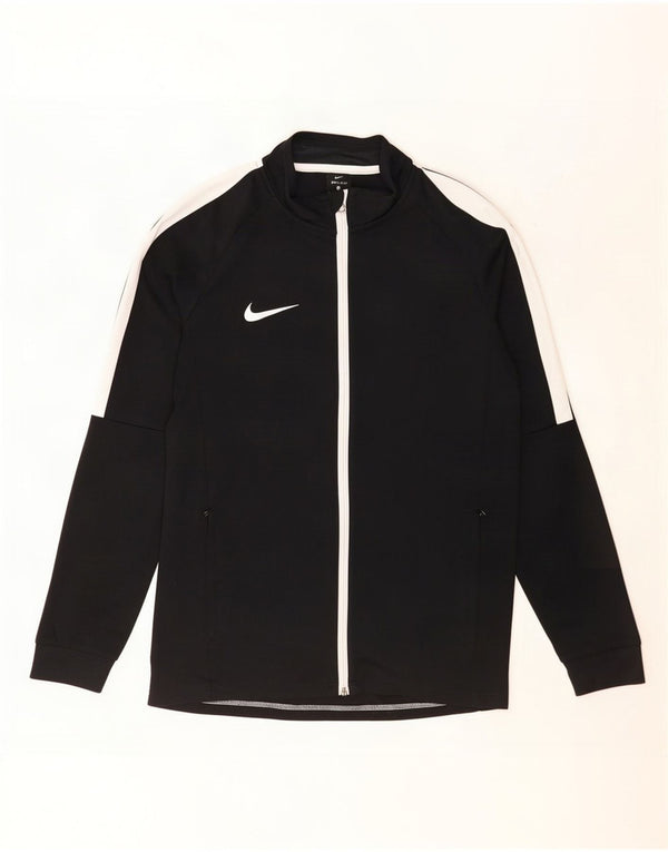Jaqueta Nike Mens Dri Fit Tracksuit Top Médio Preto Colourblock Poliéster