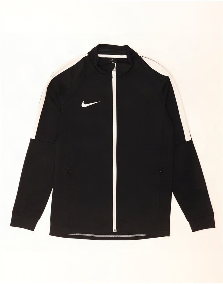 Jaqueta Nike Mens Dri Fit Tracksuit Top Médio Preto Colourblock Poliéster