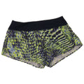 NIKE Womens Dri Fit Abstract Pattern Sport Shorts Reino Unido 14 Médio Azul Marinho