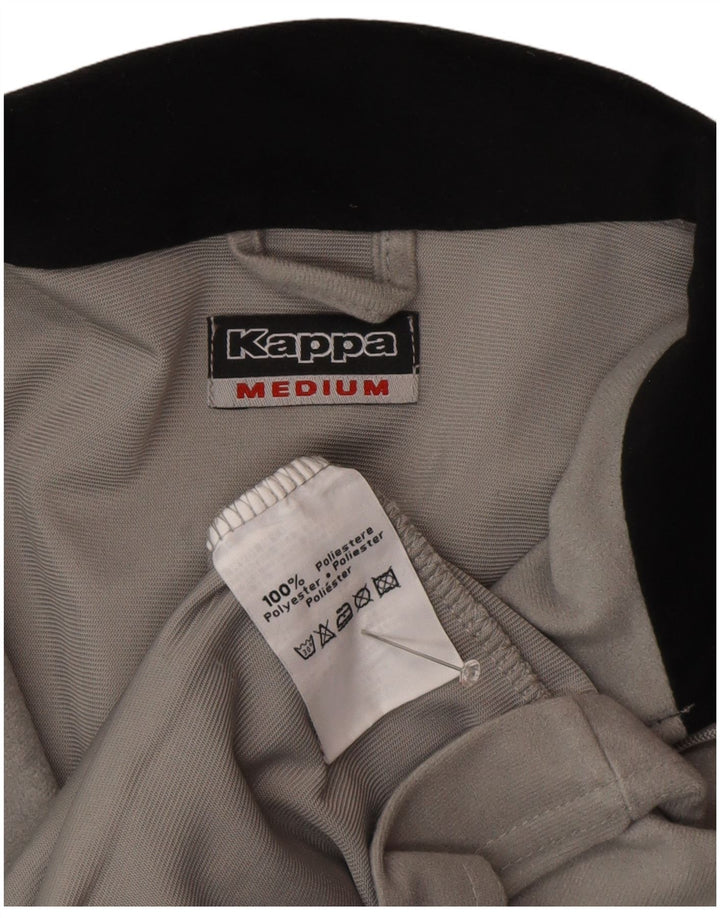 Kappa Mens Treino Top Jaqueta Cinza Médio Colourblock Poliéster