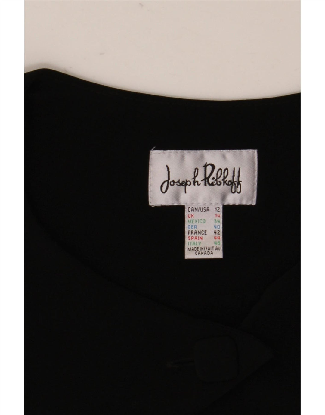 Top Bolero Feminino Joseph Ribkoff Reino Unido 14 Grande Preto