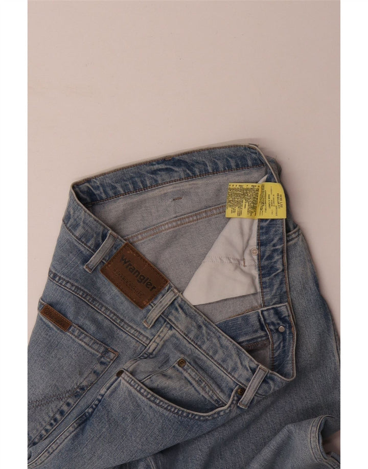 Calça jeans reta masculina WRANGLER regular fit W36 L32 algodão azul