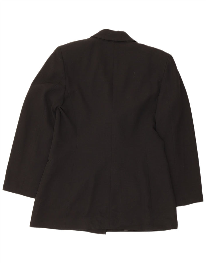 Jaqueta blazer feminina Luisa Spagnoli com peito duplo IT 44 médio preto