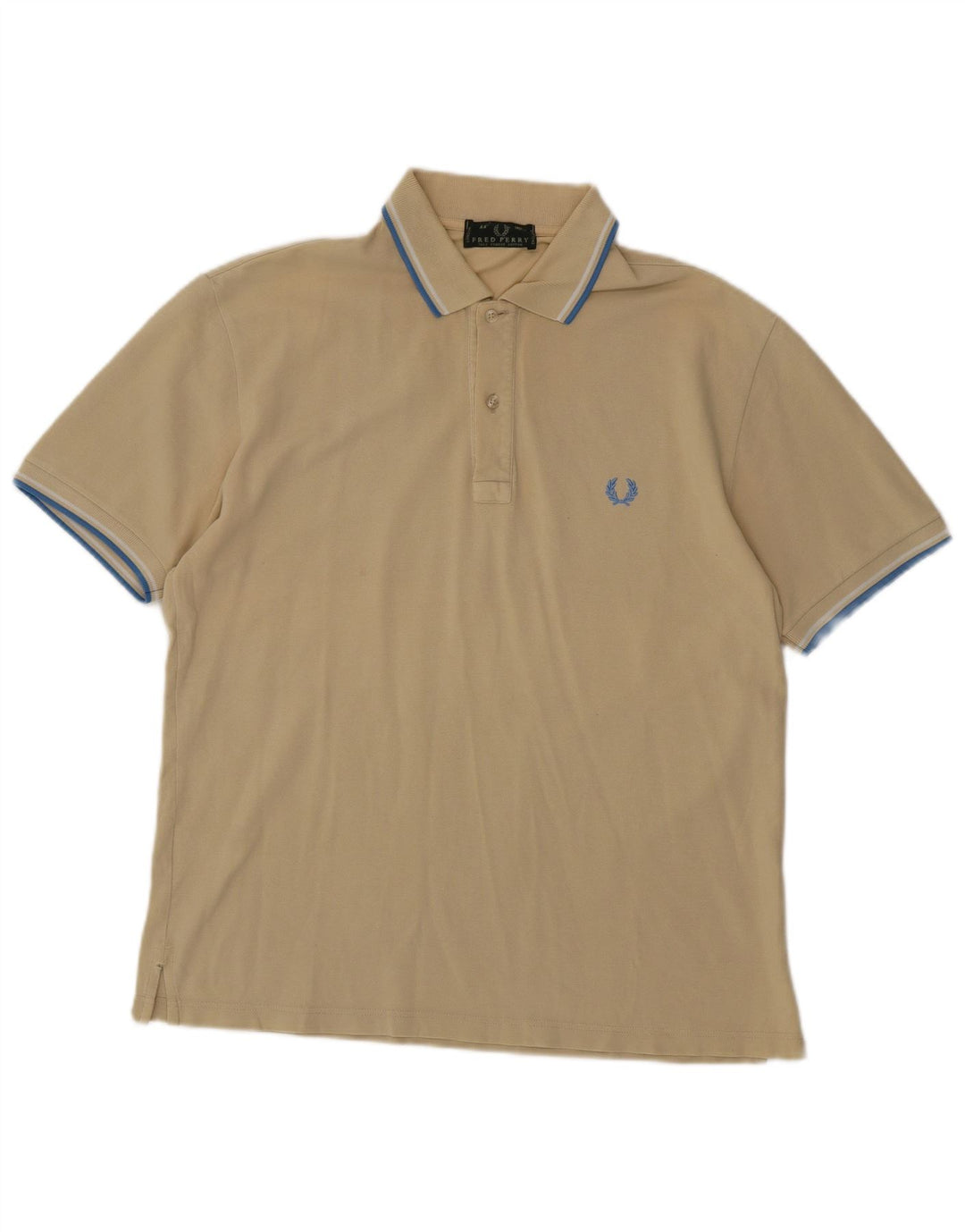 Camisa polo masculina Fred Perry bege médio