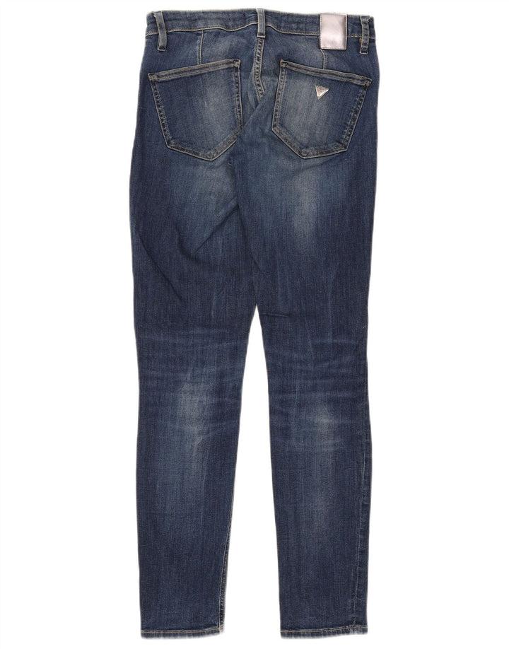 Calça jeans feminina Marilyn Skinny GUESS W27 L28 azul algodão