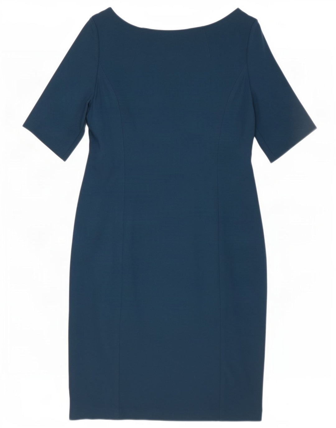 Vestido feminino Monsoon com bainha UK 18 XL azul viscose