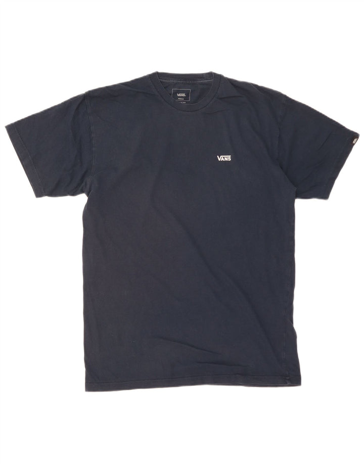 Camiseta VANS masculina Classic Fit Top médio algodão azul marinho
