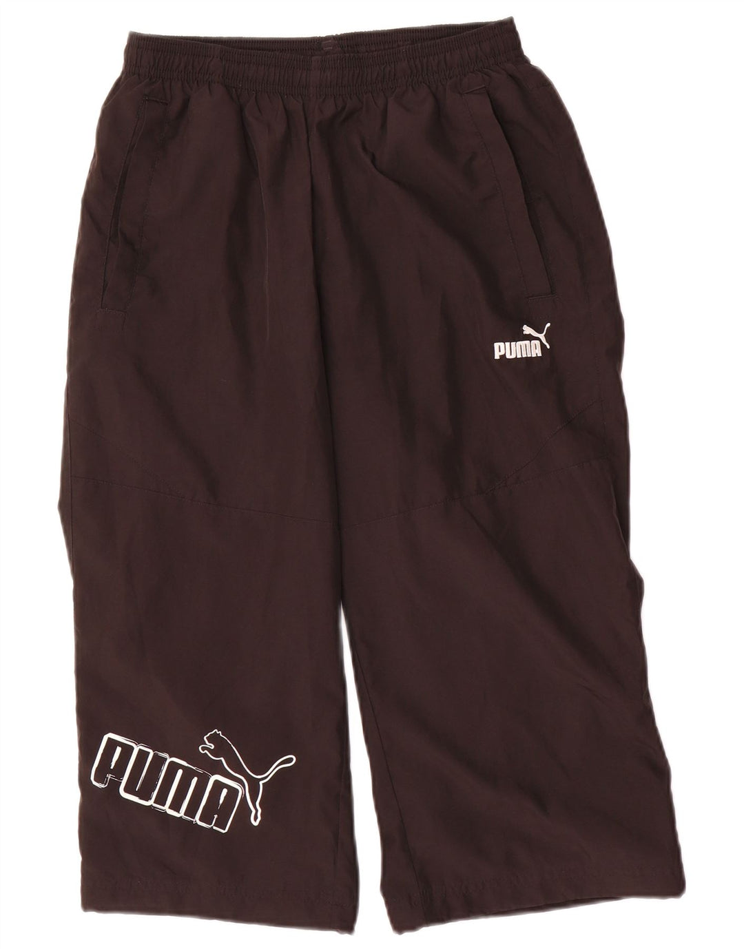 Calças de treino Puma Boys Graphic 13-14 anos preto poliéster