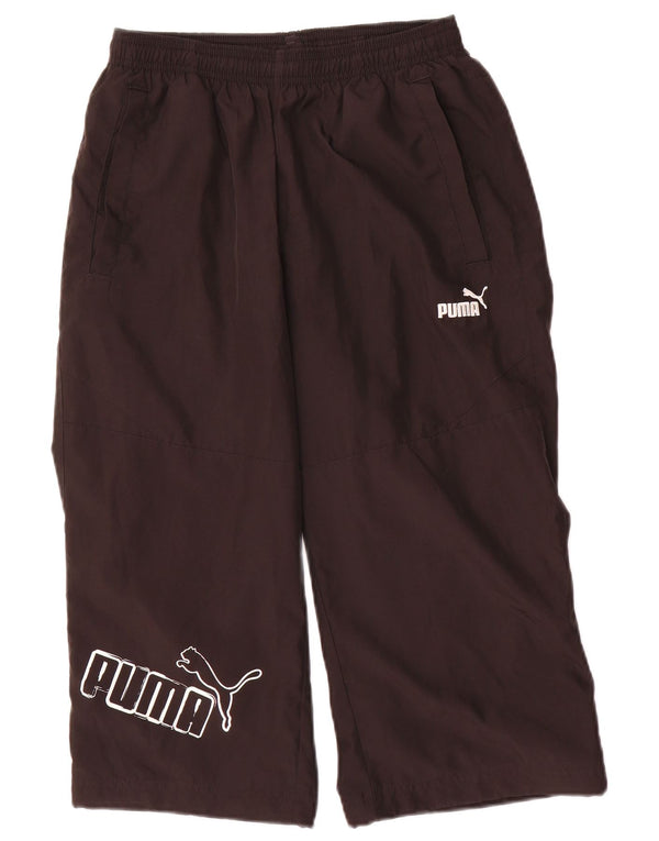 Calças de treino Puma Boys Graphic 13-14 anos preto poliéster