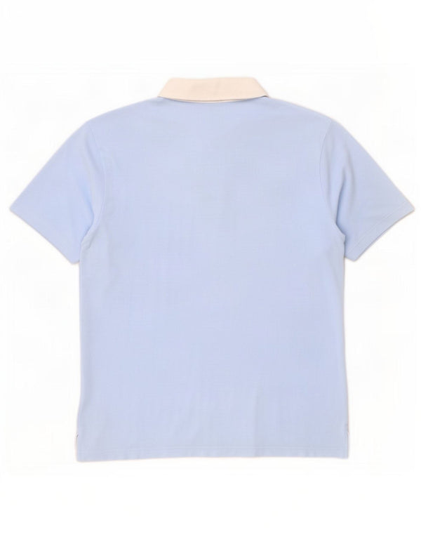 Camisa polo masculina Gant XL azul colorblock algodão