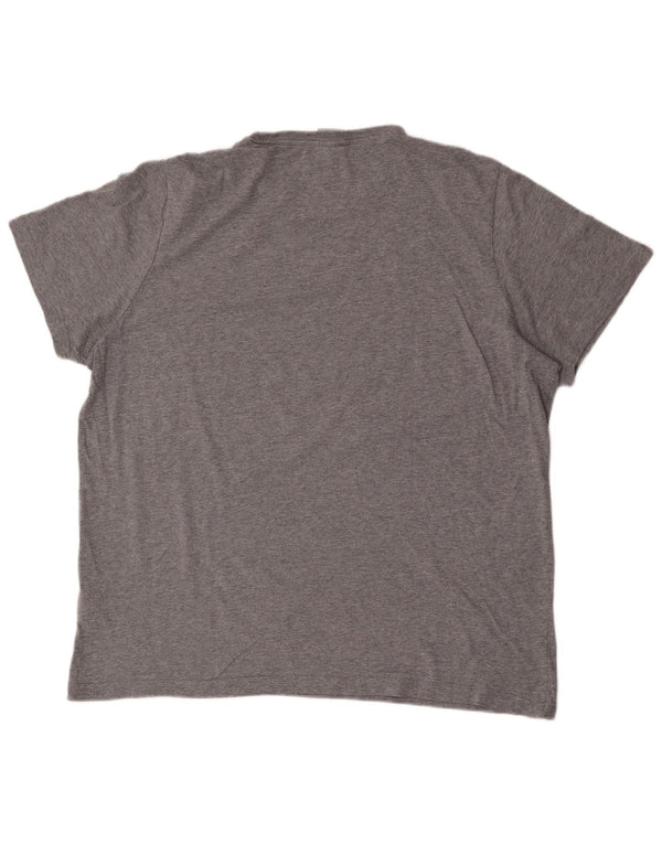 Camiseta masculina Puma Top 2XL algodão cinza