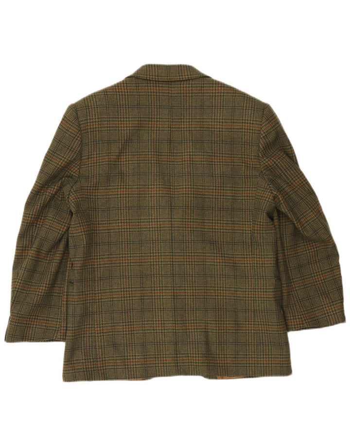 Jaqueta Blazer Masculina Incom com 2 Botões Reino Unido 38 Médio Cáqui Houndstooth