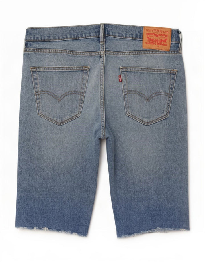 Shorts jeans masculino Levi's grande W34 azul algodão
