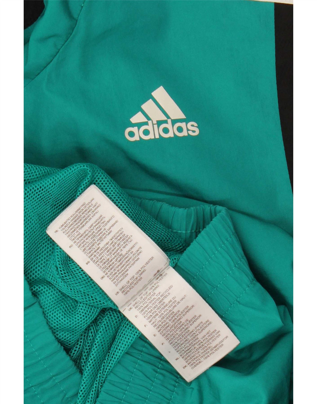 Adidas Mens Climalite Tracksuit Top Jacket Grande Turquesa Colourblock