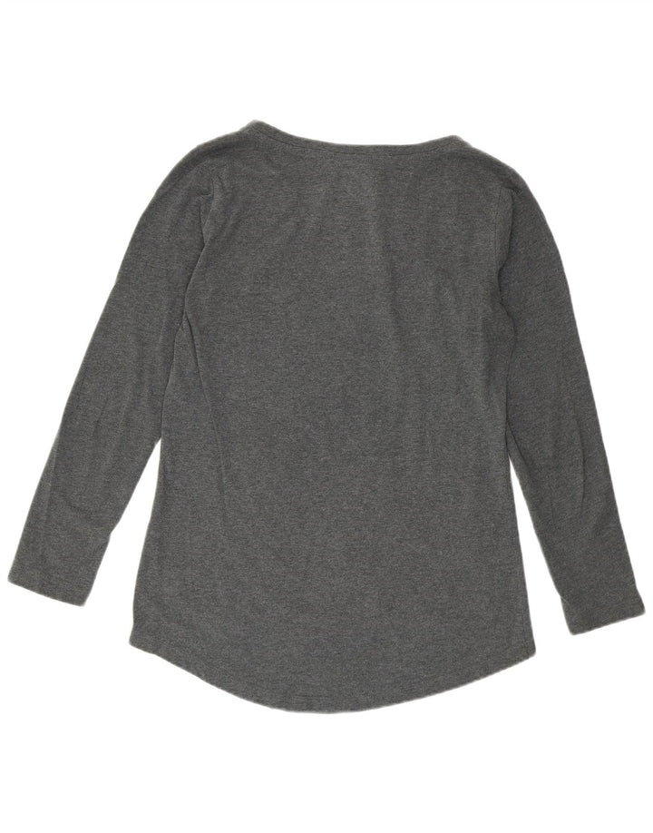 Camiseta feminina CHAMPION Heritage Fit com estampa gráfica UK 14 grande cinza