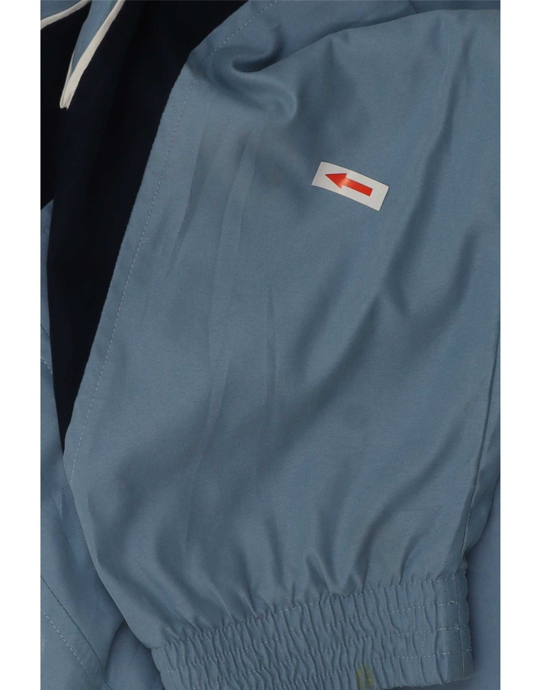 Jaqueta masculina Champion de moletom de poliéster médio azul colorblock