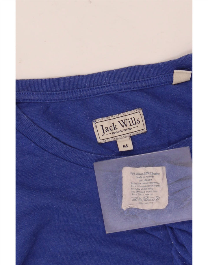 Camiseta masculina Jack Wills Top médio algodão azul