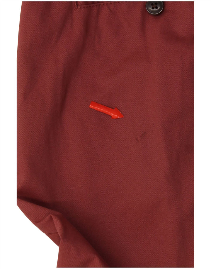 Calça Chino Masculina Marks & Spencer Regular Fit W34 L31 Algodão Vermelho