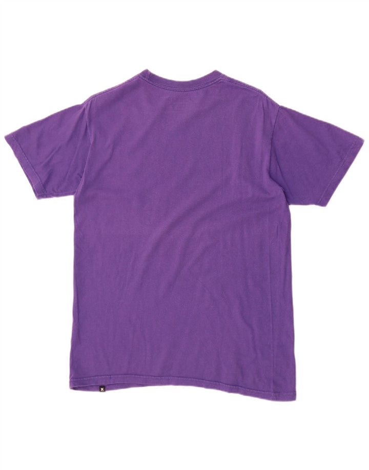 Camiseta masculina Harley Regular Fit gráfica top médio algodão roxo