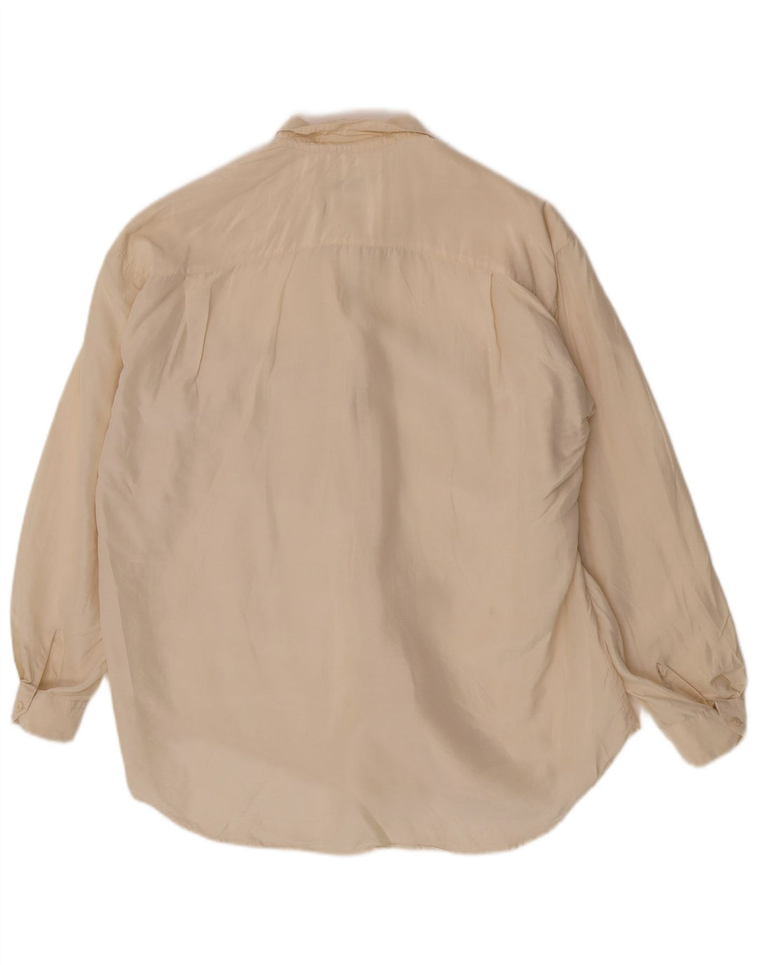 Blusa feminina vintage oversized UK 14 médio off white