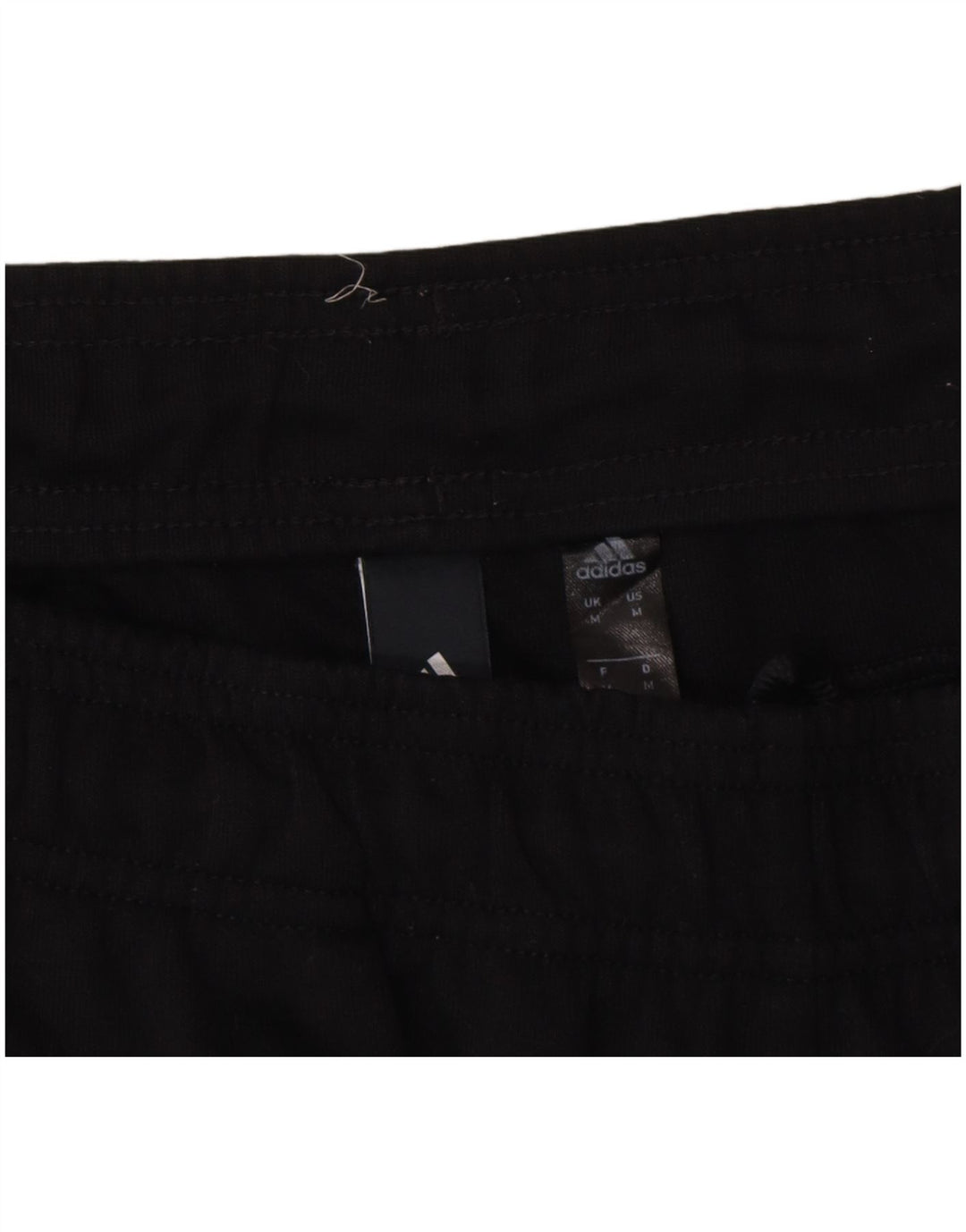 Calças de treino masculinas ADIDAS poliéster preto médio
