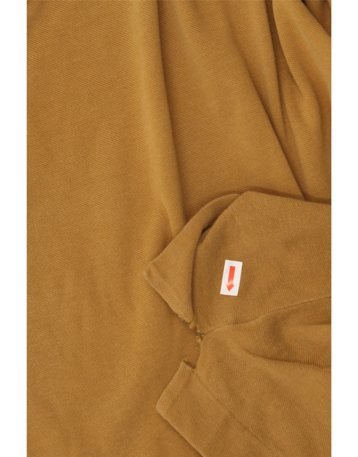 TRUSSARDI Mens Polo Shirt Large Brown Vintage Trussardi and Second-Hand Trussardi from Messina Hembry 