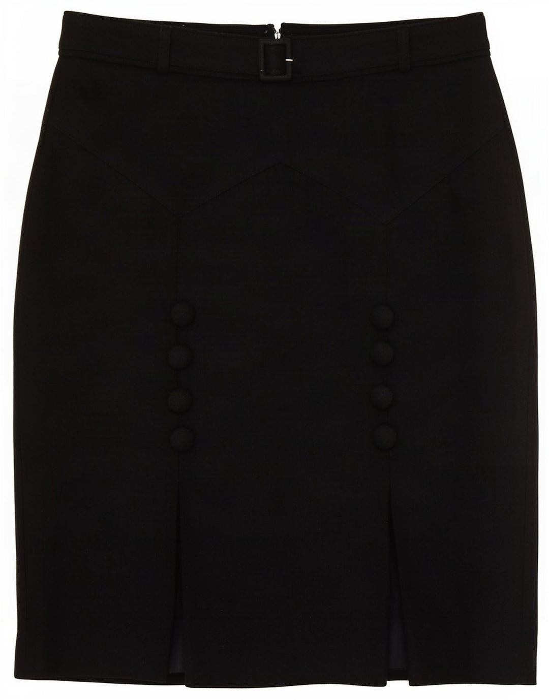 Saia lápis feminina Guess médio W30 poliéster preto