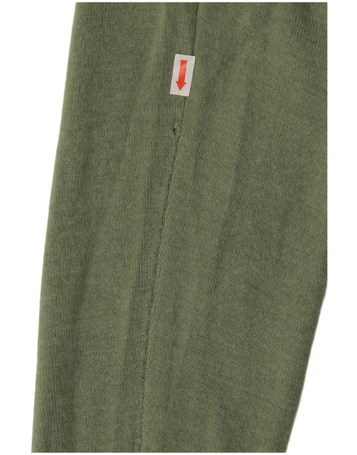 Suéter feminino Marks & Spencer com gola canoa Reino Unido 14 verde médio