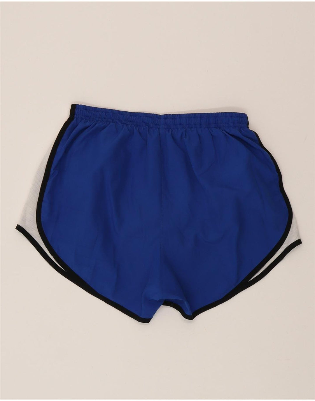 Shorts esportivos masculinos Nike Dri Fit pequenos azuis colorblock