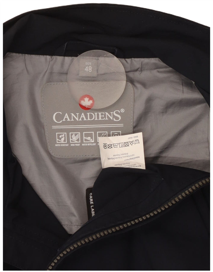 Jaqueta bomber masculina Canadiens IT 48 poliéster azul marinho médio