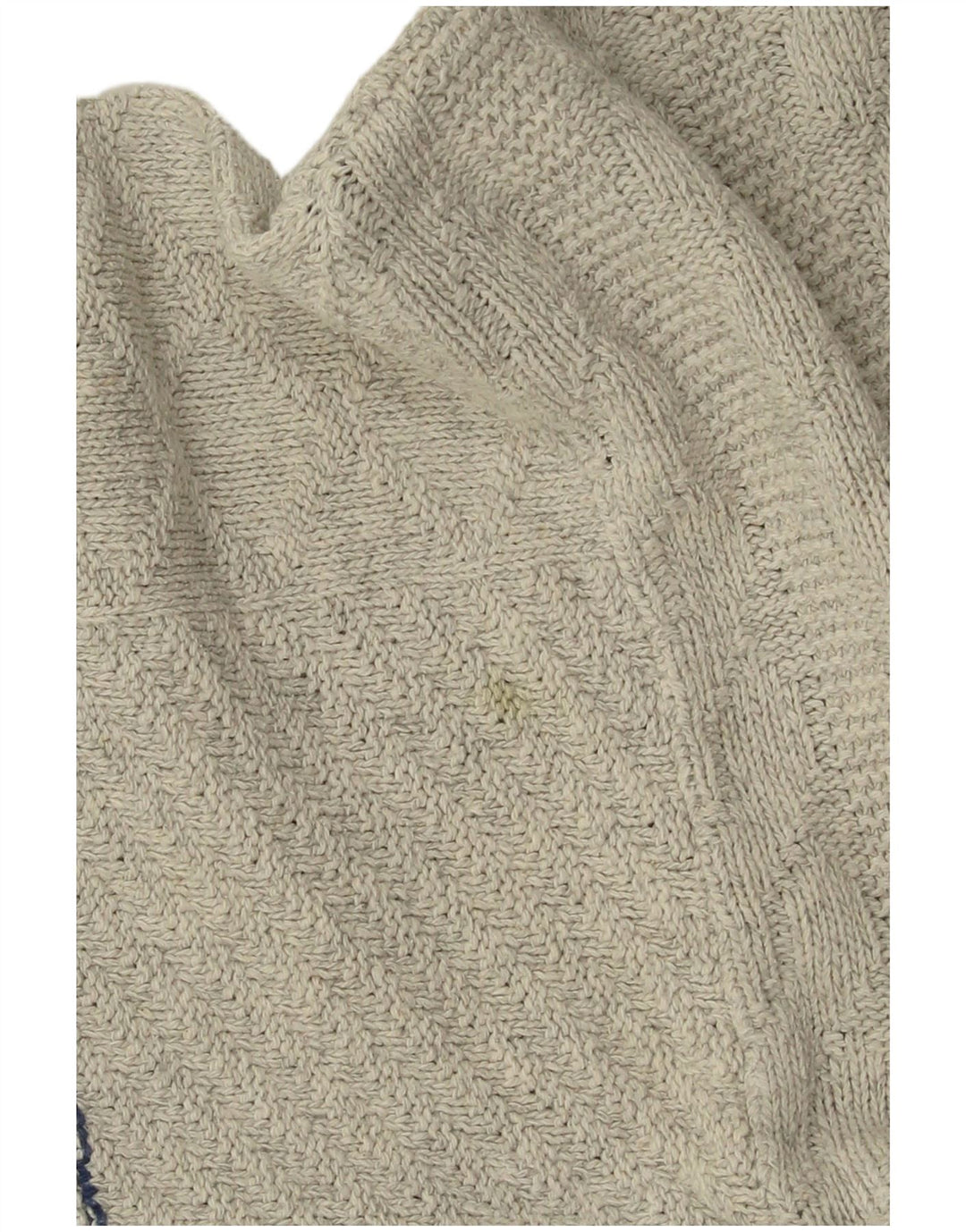 Suéter masculino VINTAGE com decote em V grande listrado cinza