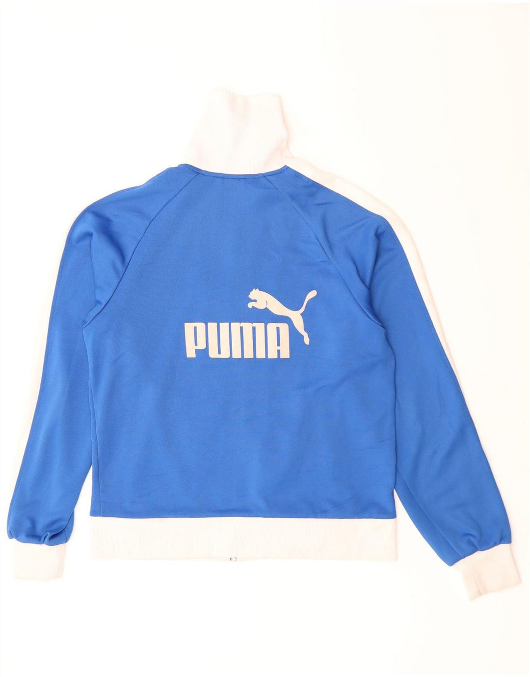 Jaqueta feminina PUMA Graphic Tracksuit UK 16 grande bloco colorido azul