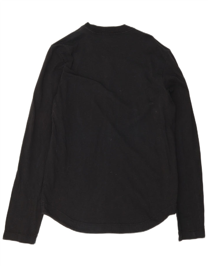 Energie Mens Top Manga Longa XL Algodão Preto