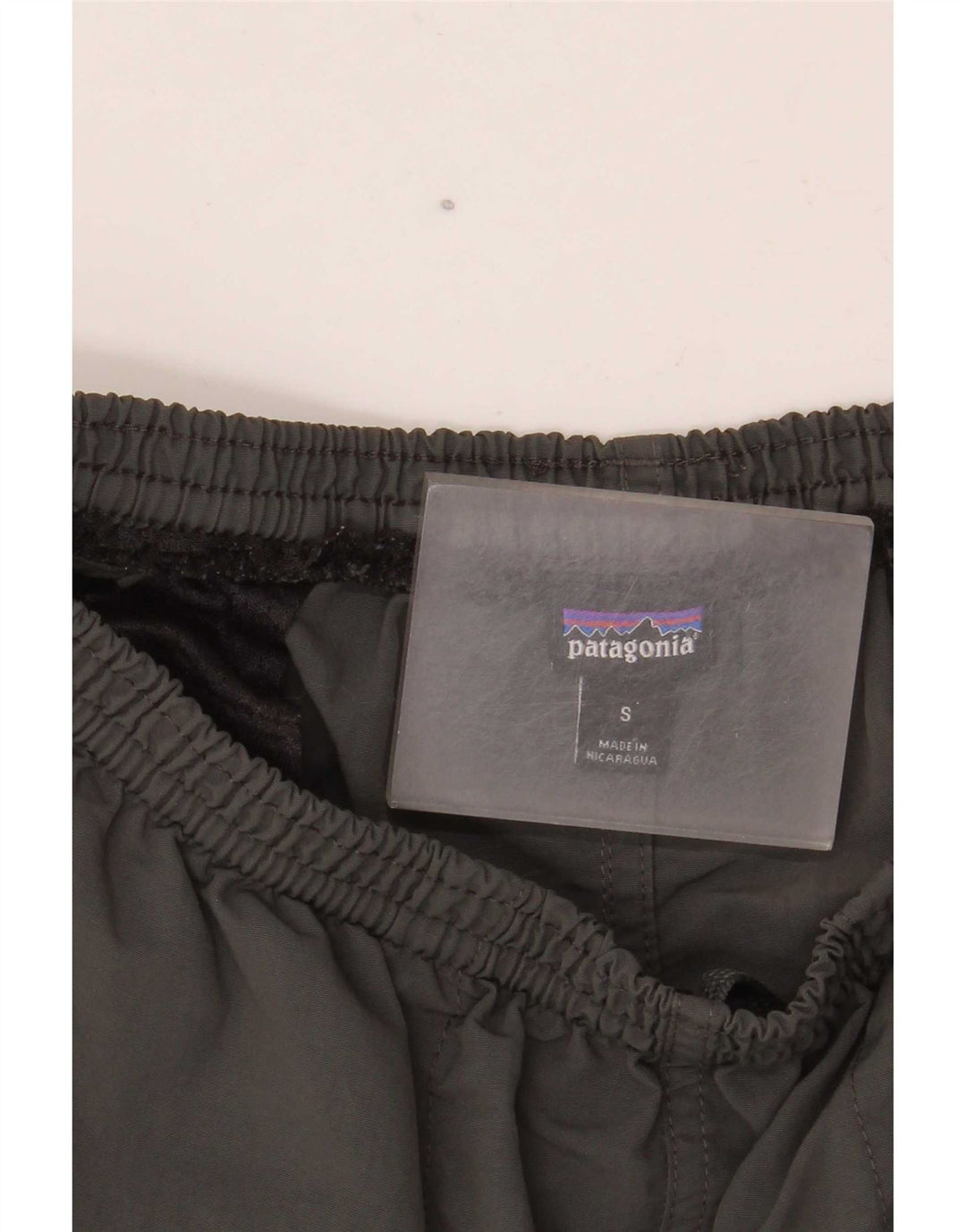 Shorts esportivos masculinos Patagonia pequenos cinza