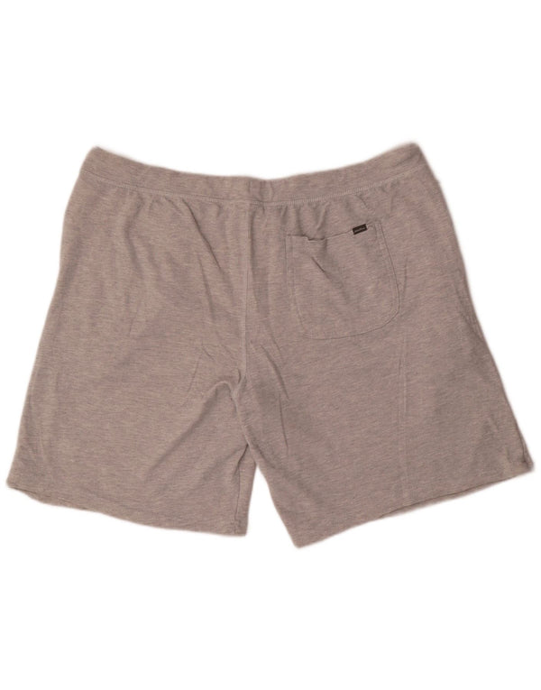 Eddie Bauer Mens Sport Shorts XL Algodão Cinza