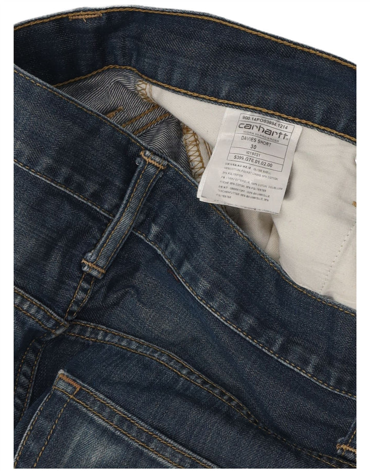 Shorts jeans masculino Carhartt W30 algodão azul médio