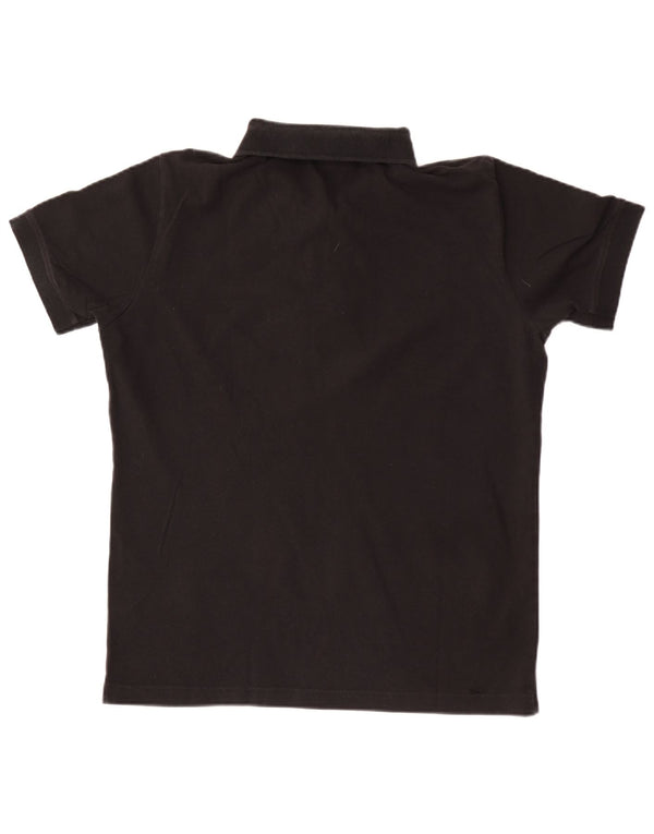 Camisa polo masculina Kappa grande algodão preto
