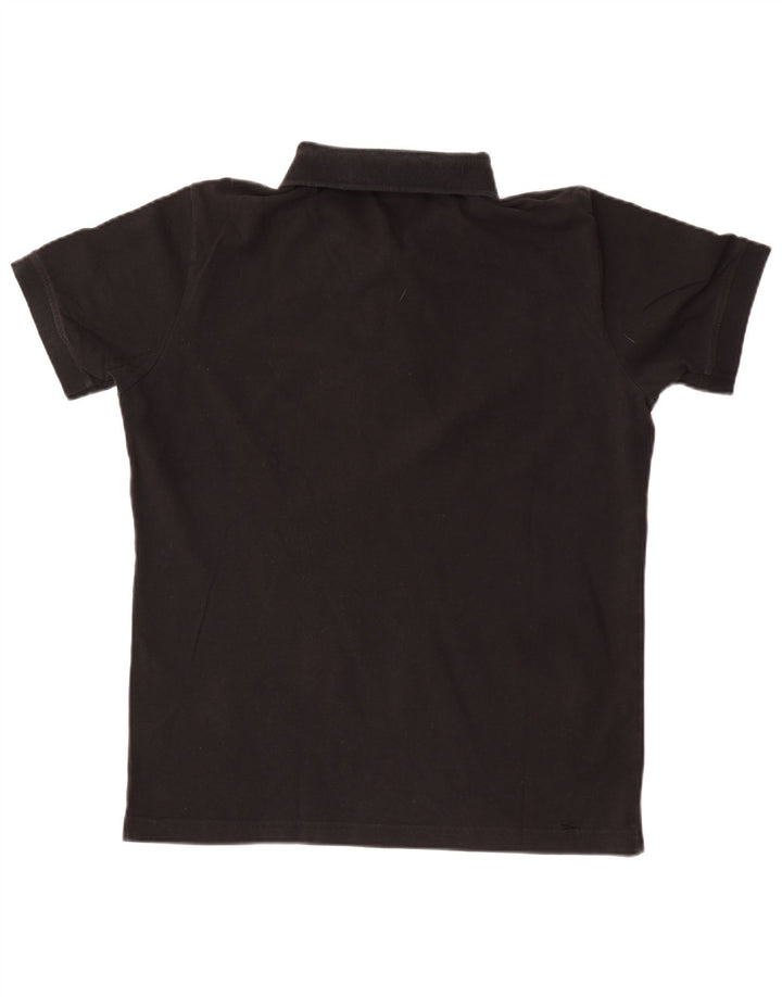 Camisa polo masculina Kappa grande algodão preto