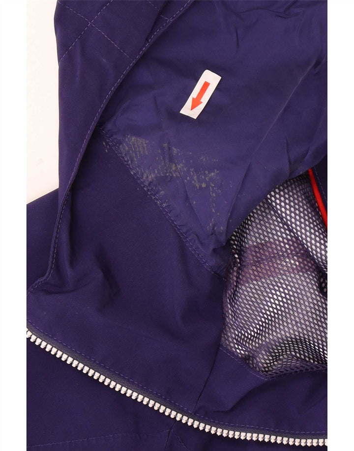Helly Hansen Jaqueta de chuva feminina com capuz Reino Unido 14 Poliéster roxo médio