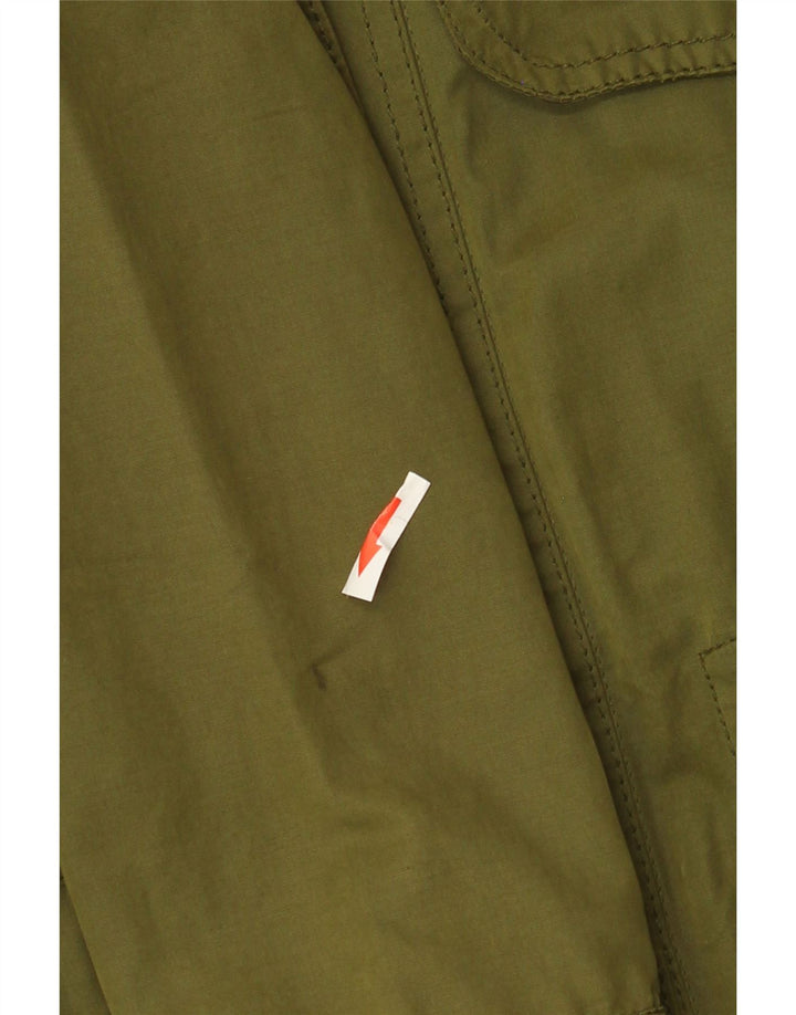 Jaqueta militar feminina Zara UK 10 pequena verde
