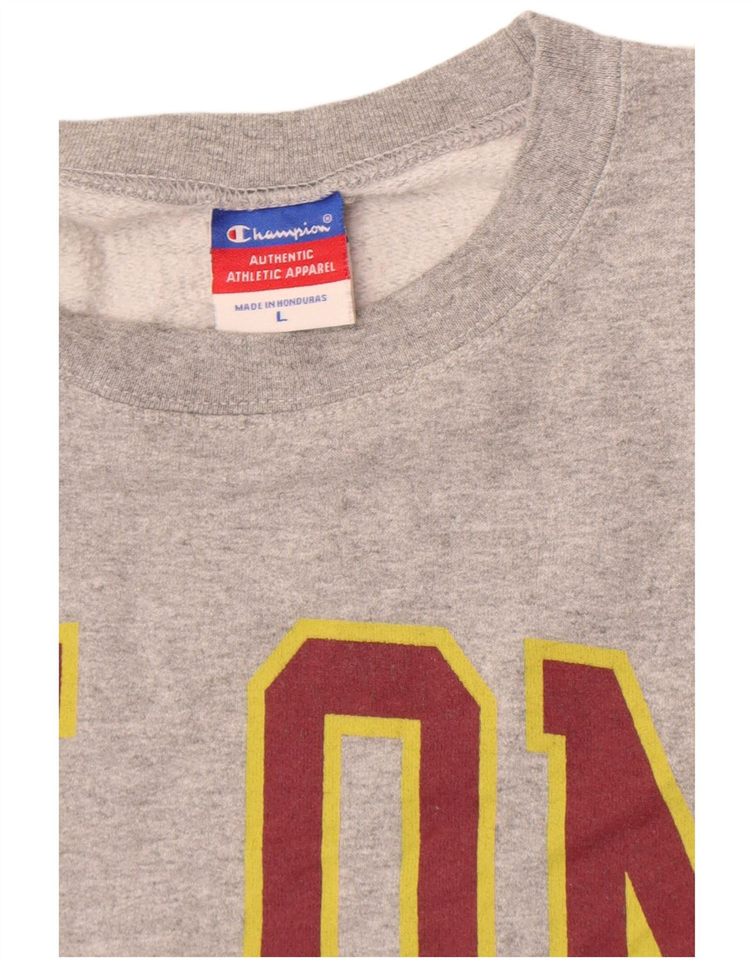 Champion moletom gráfico masculino jumper grande algodão manchado cinza