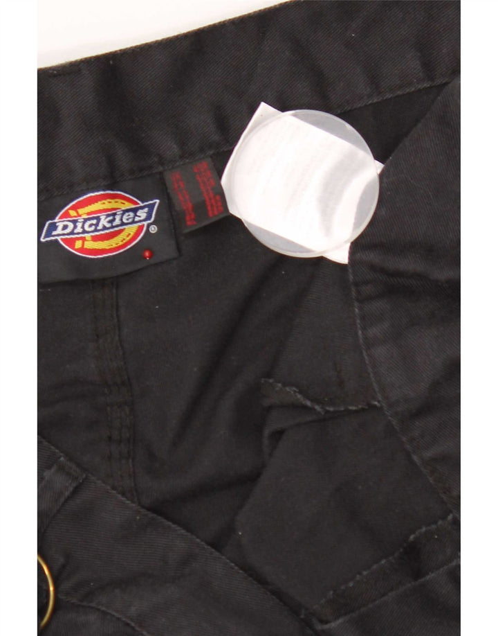 Calças cargo retas masculinas Dickies W40 L30 poliéster preto