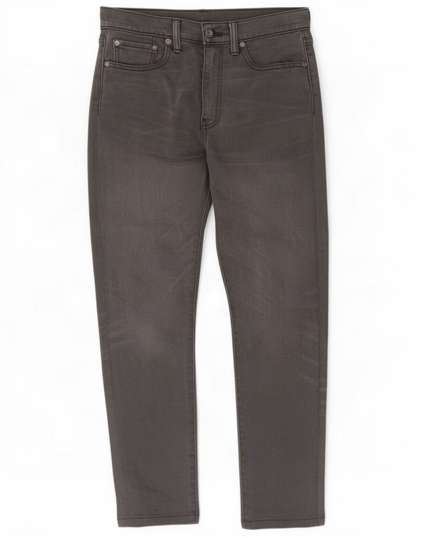Levi's Masculino 522 Slim Jeans W29 L32 Cinza Algodão