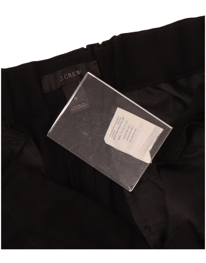 Calça Chino Cônica Feminina J. CREW EUA 8 Médio W32 L26 Poliéster Preto