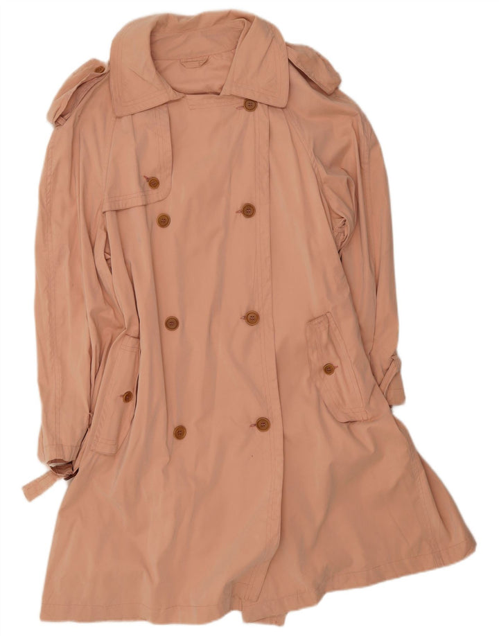 Brooksfield Womens Trench Coat IT 40 Pequeno Poliéster Laranja