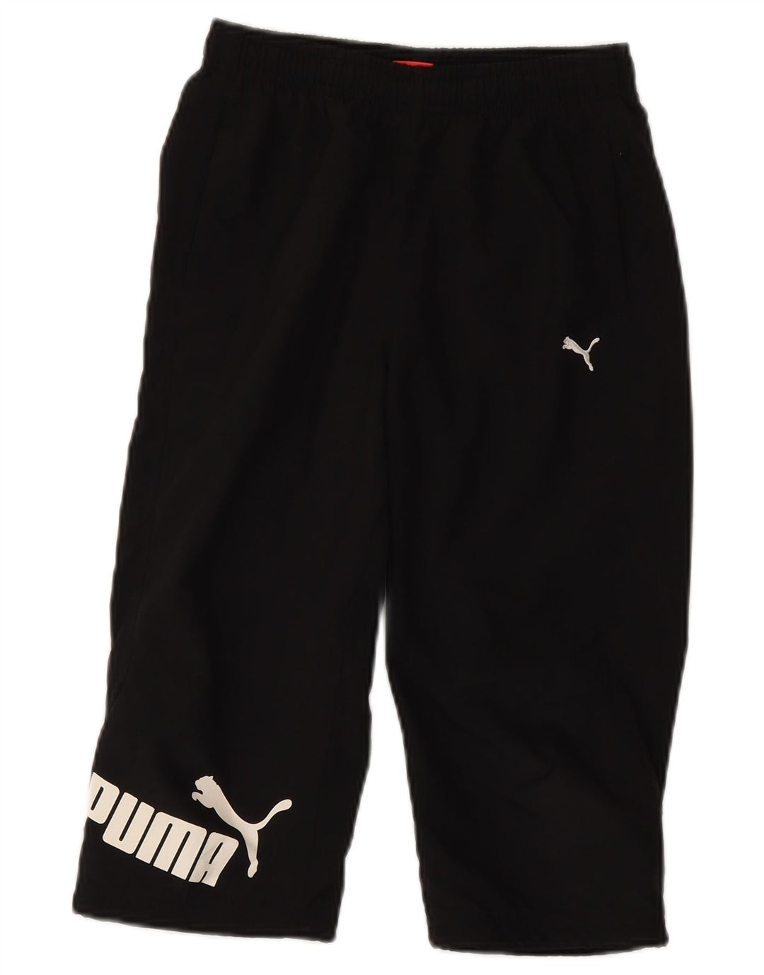Calças de treino Puma Boys Graphic Capri 11-12 anos pretas