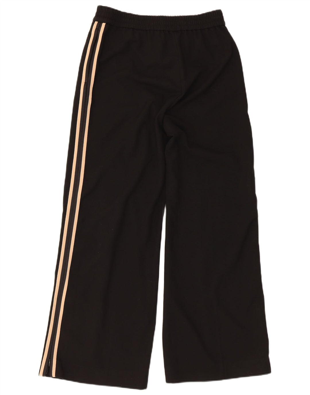 Calça de treino feminina Marks & Spencer Reino Unido 10 pequena preta de poliéster