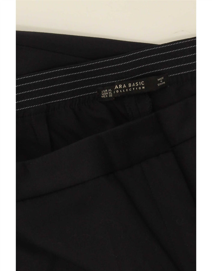 Zara Calça Slim Feminina XL W32 L28 Azul Marinho