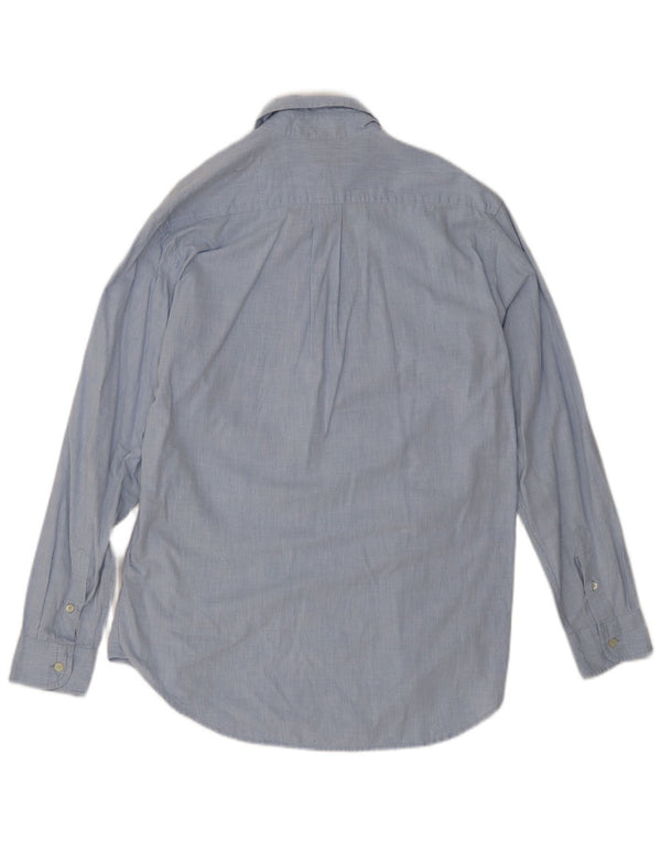 Camisa masculina Calvin Klein Jeans pequena azul algodão